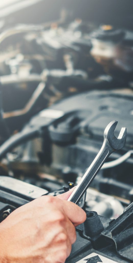 Mechanic holding a spanner - Car Repairs North London